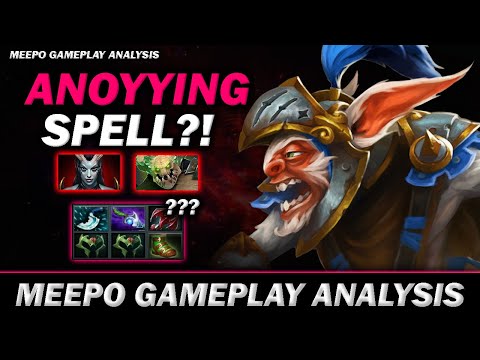 Meepo against Anoyying Spell, why his item like that? - Meepo Gameplay Analysis #40