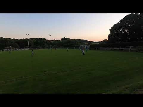 Ollie Hogg scores the winner for Aylesbury United against Amersham Town