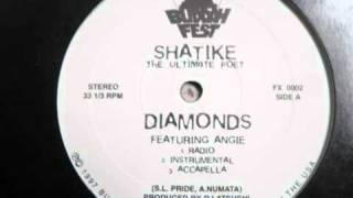 Shatike The Ultimate Poet - Diamonds (rare indie rap) NY