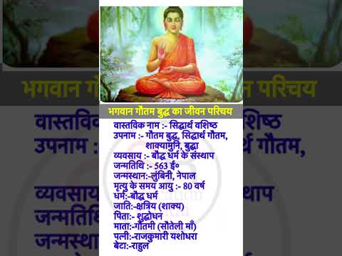 Gautam buddha biography #biography #gautambuddha #gkinhindi #motivation