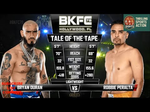BRAYAN DURAN vs ROBBIE PERALTA | BKFC 77"