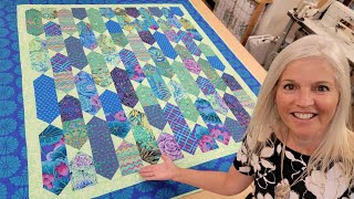 BEAUTIFUL Kaffe Fassett - Upstream Quilt Tutorial!!