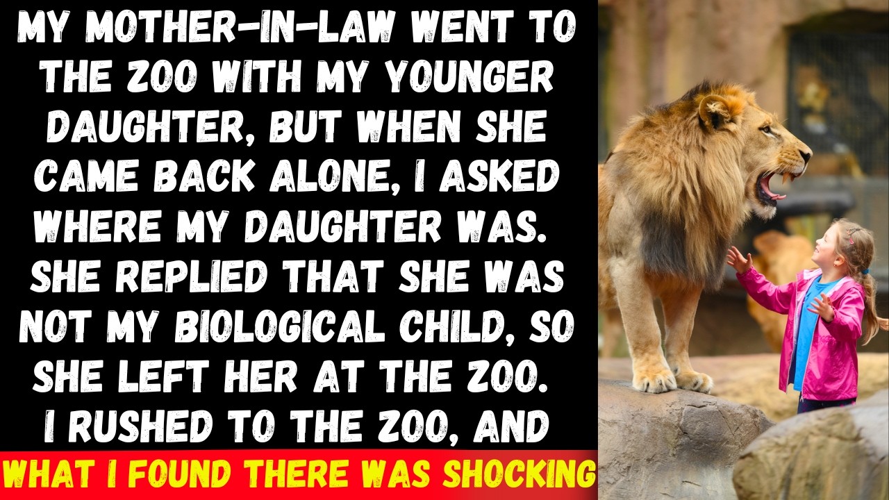 My MIL left my daughter at the zoo, claiming she wasn’t my biological child. but what happened next.
