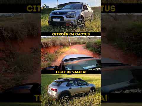 Nossa clássico teste de valeta com o Citroën C4 Cactus! #c4cactus