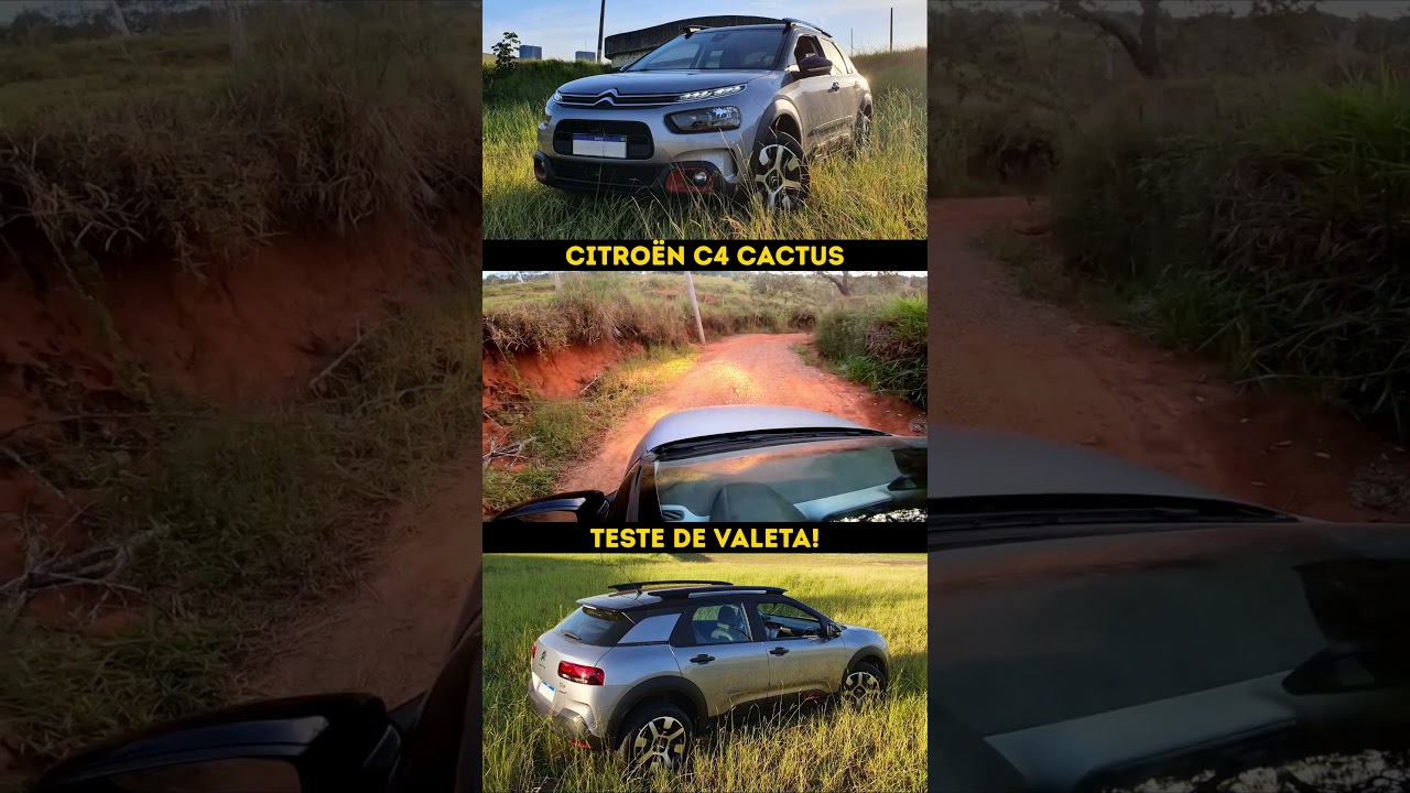 Nossa clássico teste de valeta com o Citroën C4 Cactus! #c4cactus