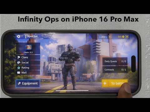 Infinity Ops: Sci Fi FPS gameplay on iOS