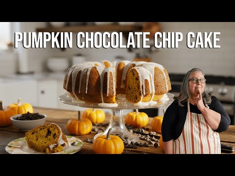 Pumpkin Meets Chocolate in the Best Way Possible - Pumpkin Chocolate Chip Cake Recipe