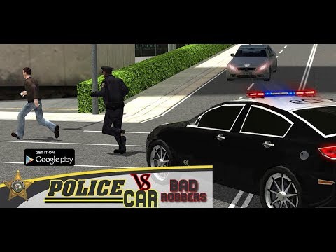 Police Car vs Bank Robbers- Cops Crime Mission 3D Video