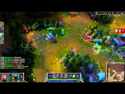 Alistar/Lucian vs Thresh/Kennen - Bot Lane