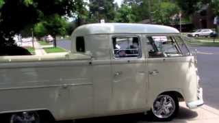 preview picture of video 'Bound Brook VW Day Dual Cab Transporter Leaving'