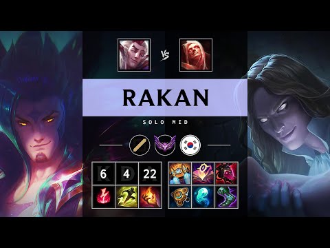 Rakan Mid vs Vladimir - KR Master Patch 25.14
