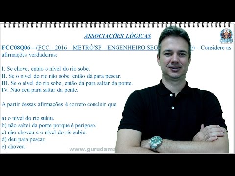 FCC08Q06 - FCC - 2016 - METRO/SP - ASSOCIAÇÕES LÓGICAS