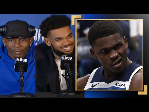 Anthony Edwards & Karl-Anthony Towns Sound Off On ASSERTIVE Game 2 W! May 6, 2024
