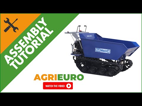 BullMach Helios 500 D Tracked Power Barrow - Dumper Hydraulic Barrow 500 Kg - Assembly tutorial