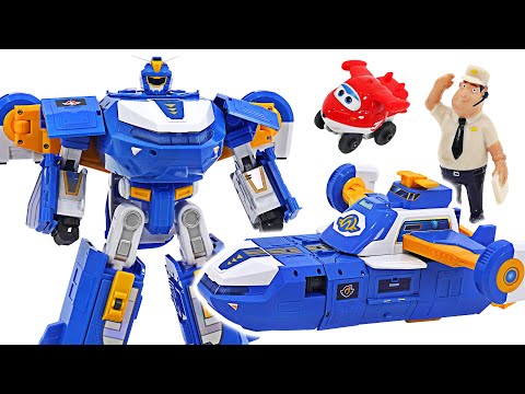 Super Wings World Robot! Transform from a robot to a flight headquarters! | DuDuPopTOY