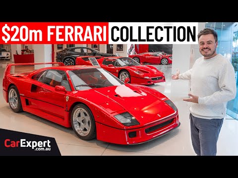 I check out $20m worth of Ferraris! 288 GTO, F40, F50, Enzo & LaFerrari walkaround
