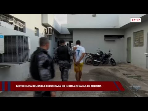 Motocicleta roubada é recuperada ilhotas zona sul de Teresina 23 01 2023
