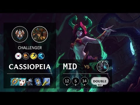 Cassiopeia Mid vs Ekko - KR Challenger Patch 10.7