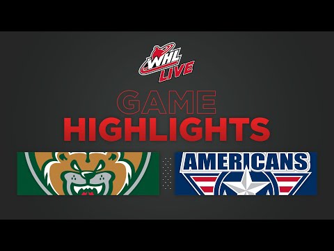 WHL Highlights: Silvertips (2) at Americans (5) - December 27, 2022