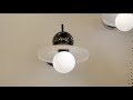 Светильник 24 см, Odeon Light Hatty 5014/1WD, черный
