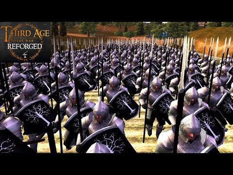 HARADRIM ARMY CROSSES THE ANDUIN (River Battle) - Third Age: Total War (Reforged)