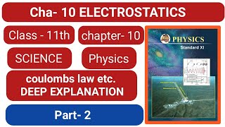 phy chap-10 electrostatics maharashtra board new syllabus class 11 science electric field | flux