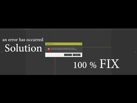 An error has occurred on 3Ds Max Solutions