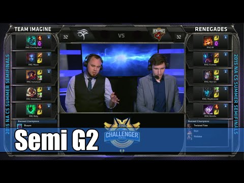 Renegades vs Imagine | Game 2 Semi Finals S5 NA CS Summer 2015 | RNG vs IMG G2 Semi NACS