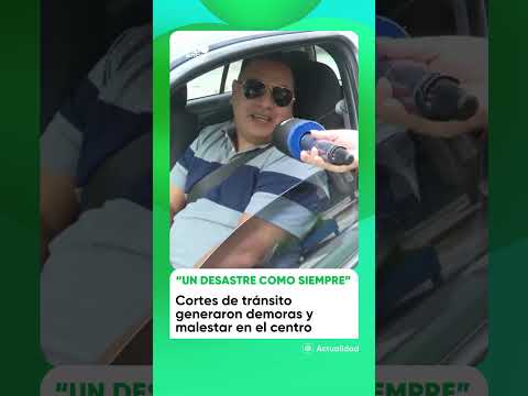 CAOS EN EL CENTRO 🚧