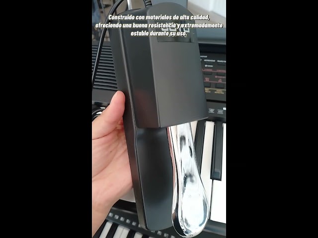 Vídeo relacionado con HUIOP Controlador de Pedal de Soporte de Teclado Electrónico Universal para Sintetizadores, Cajas de Ritmos, con Teclado Electrónico
