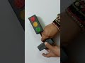 paper craft | how to make traffic lights| school project #shorts