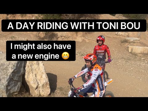 A DAY OF RIDING TONI BOU’s SECTIONS 😬 First proper day with my new engine 🤌