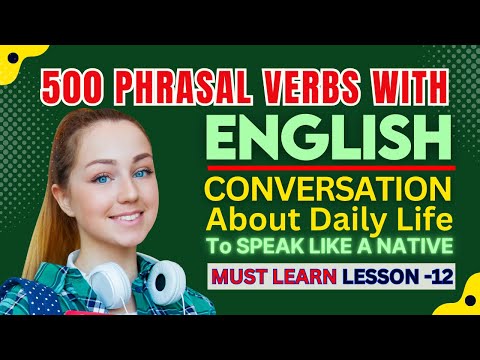 Phrasal Verbs With Daily English Conversation L 2  English Conversation Learn English Vocab 