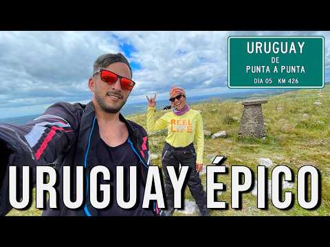 Subimos al punto MÁS ALTO del país 🇺🇾 | Uruguay de Punta a Punta en Moto  | Ep.66