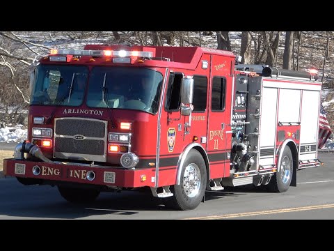 Arlington FD 32-11 Responding