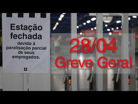 Greve Geral | 28 de abril de 2017 | Transporte público na Zona Oeste de São Paulo