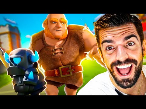 TESTEI O NOVO DECK DE GIGANTE COM MINI PEKKA NO CLASH ROYALE!