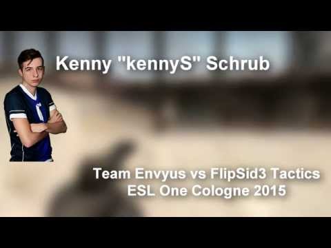 CS:GO | kennyS Frags | Team EnVyUs vs FlipSid3 Tactics | ESL One Cologne 2015
