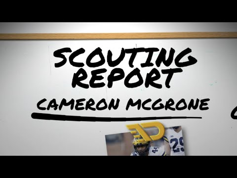 Cameron McGrone Scouting Report