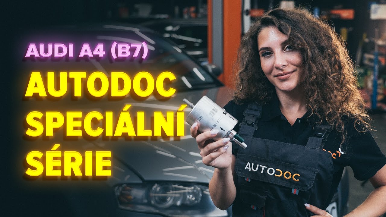 Jak vyměnit palivový filtr na Audi A4 B7 – návod k výměně