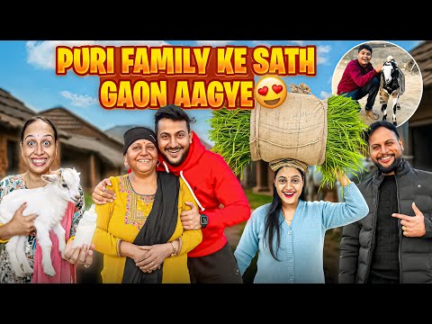 Puri Family Ke Sath Gaon Aagye😍 Mummy Emotional Hogyi😢 | Vinay Thakur Vlogs