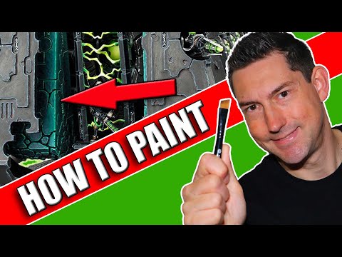 Necron Painting Tutorial - Necron Blackstone - Paint it Easy