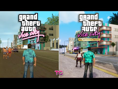 GTA Vice City : Remastered vs Original - Graphics Comparison
