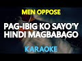 PAG IBIG KO SAYO'Y DI MAGBABAGO - Men Oppose (KARAOKE Version)