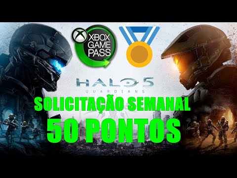 SOLICITAÇÃO HALO 5 GUARDIANS 50 PONTOS - GAME PASS - MICROSOFT REWARDS
