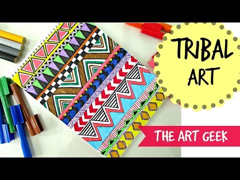 DIY-TRIBAL PRINT DOODLE Video