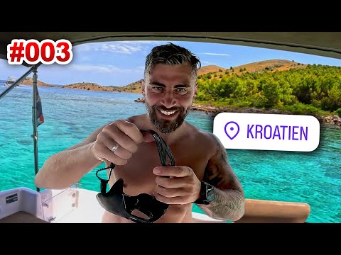 Motorboating through Croatia 🌊 l Diving, boating & more l On the road with Tom l Vlog #003