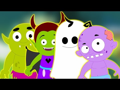 萬聖夜🎃 | 西班牙語的恐怖童謠 | 兒童歌曲 | Halloween Night (Noche de Halloween | niños rimas de miedo en español | canciones infantiles | Halloween Night)