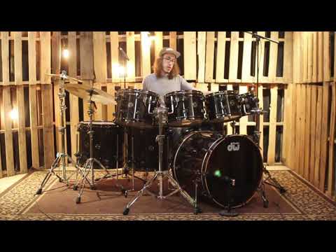 DW Contemporary Classic Black Velvet Drum Set - 23,10,12,13,14,16,18,6 .5x14 - SO#1177283