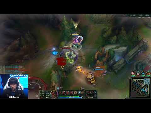 [Tarzan Olaf POV vs Jiejie Hecarim] LPL Spring 2021 - EDward Gaming vs LNG Esports - Game 1